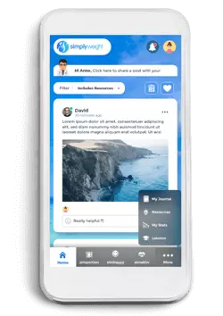 Preview of the user dashboard